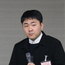 画像:発表の様子(小野氏)