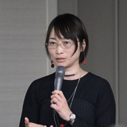 画像:発表の様子(石井氏)